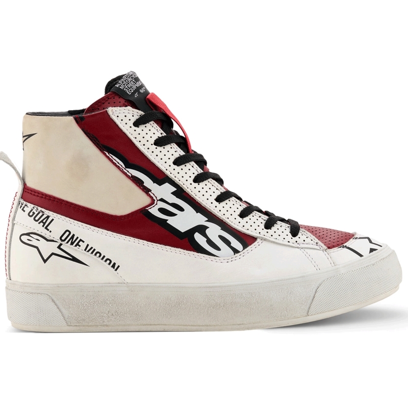 Alpinestars Stella Stated Flair Damen-Motorradstiefel weiß-rot