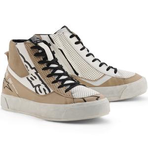 Alpinestars Stella Stated Flair Damen-Motorradstiefel, grau-weiß