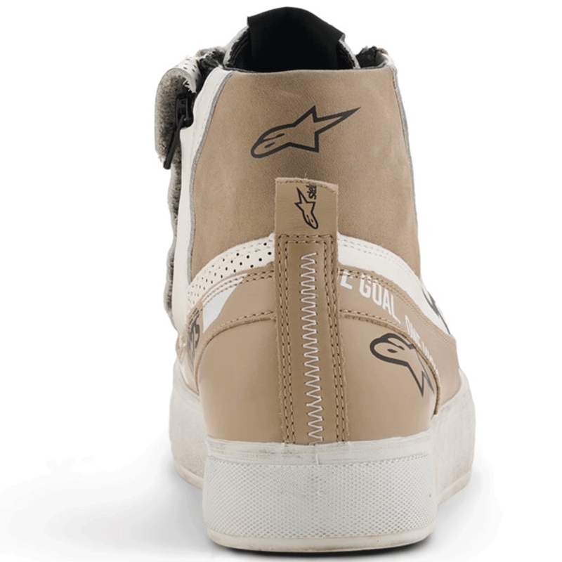 Alpinestars Stella Stated Flair Damen-Motorradstiefel, grau-weiß