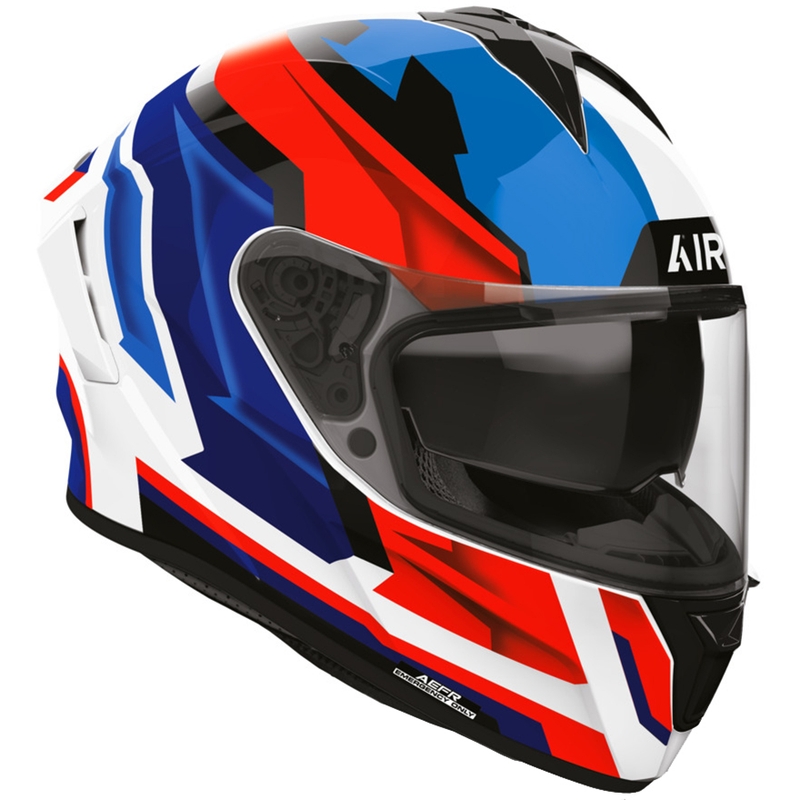 Airoh Spark 2 Blade Integralhelm für Motorräder, blau-rot