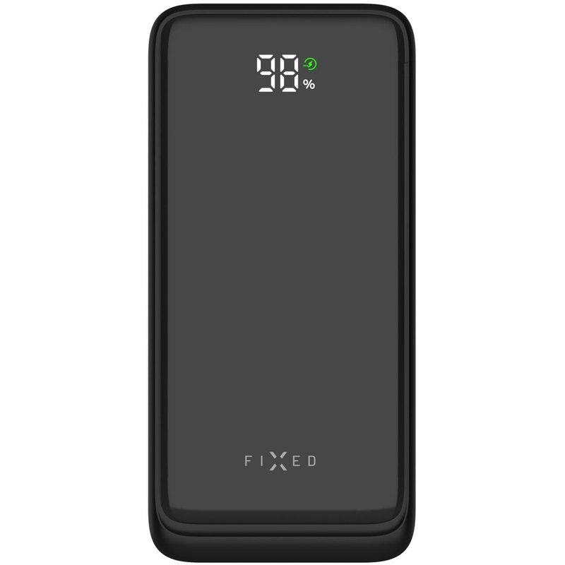 Powerbank Fixed Zen2 30 30.000 mAh PD 20 W mit LCD-Display, schwarz