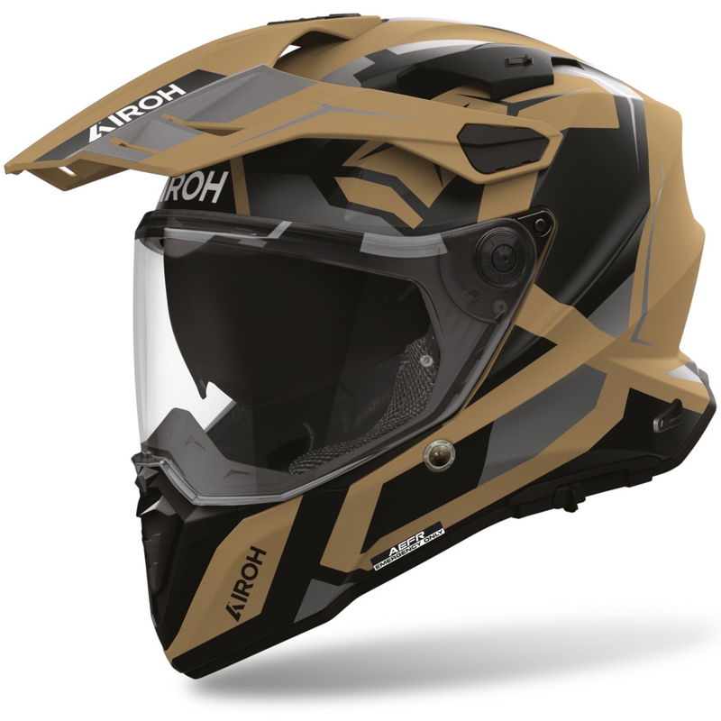 Airoh Commander 2 Polar Enduro Motorradhelm, Matt Sand