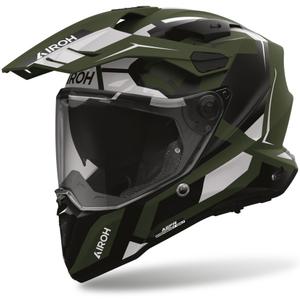 Airoh Commander 2 Polar Integralhelm für Motorräder, mattgrün