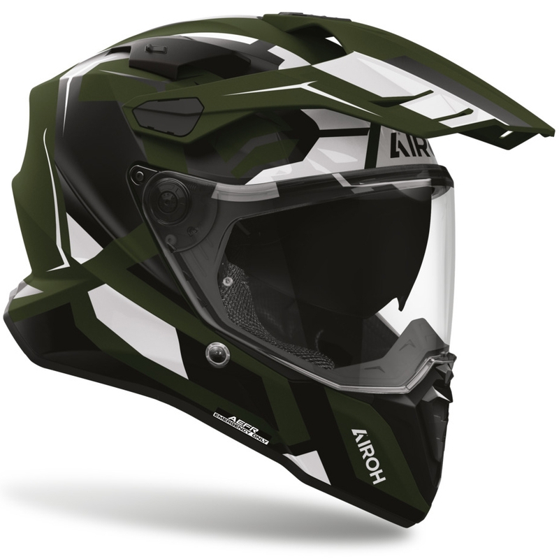 Airoh Commander 2 Polar Integralhelm für Motorräder, mattgrün