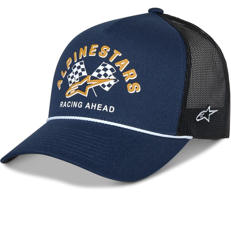 Alpinestars Finisher Trucker Cap blau-schwarz
