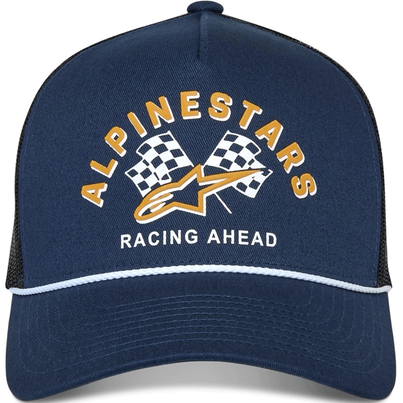 Alpinestars Finisher Trucker Cap blau-schwarz