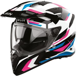 Enduro-Motorradhelm Airoh BADX-X Glitch Pink