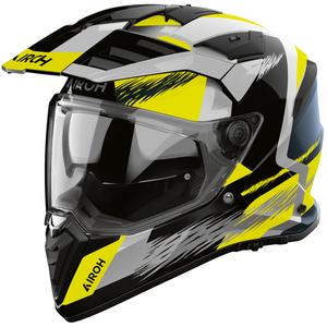 Enduro-Motorradhelm Airoh BADX-X Airspeed gelb