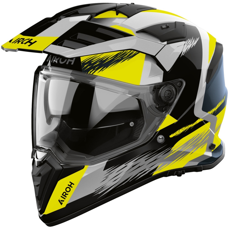 Enduro-Motorradhelm Airoh BADX-X Airspeed gelb