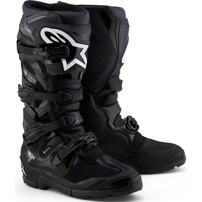 Alpinestars Tech 7 Enduro Gore-Tex® Motorradstiefel Schwarz-Dunkelgrau