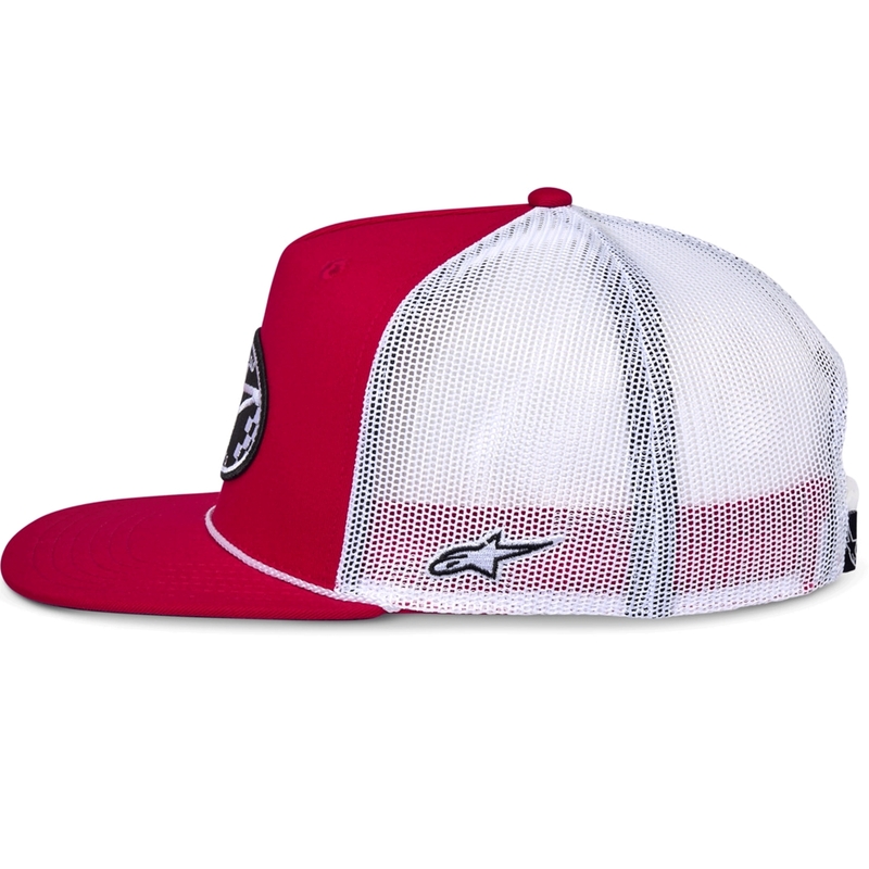 Alpinestars Contender Trucker Cap rot-weiß