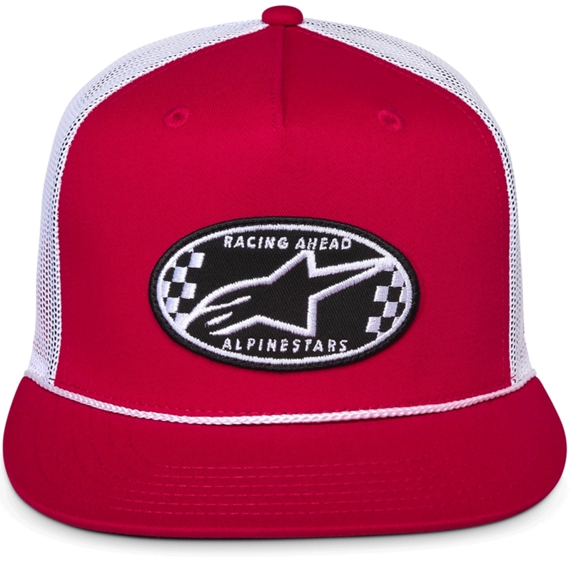 Alpinestars Contender Trucker Cap rot-weiß