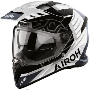Enduro-Motorradhelm Airoh BADX-X Cube grau