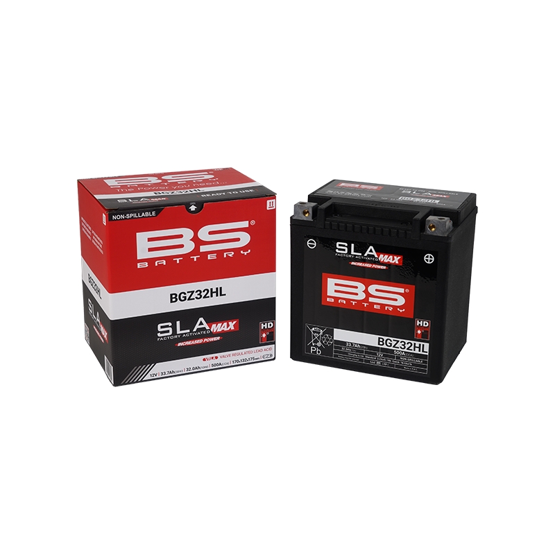Werkaktivierte Motorradbatterie BS-BATTERY SLA MAX