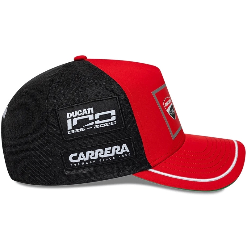Ducati New Era Lenovo Bagnaia 63 Kappe schwarz-rot