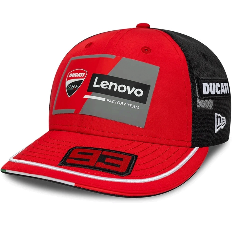 Ducati New Era Lenovo Marquez 93 Kappe schwarz-rot