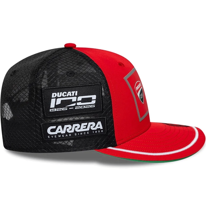 Ducati New Era Lenovo Marquez 93 Kappe schwarz-rot