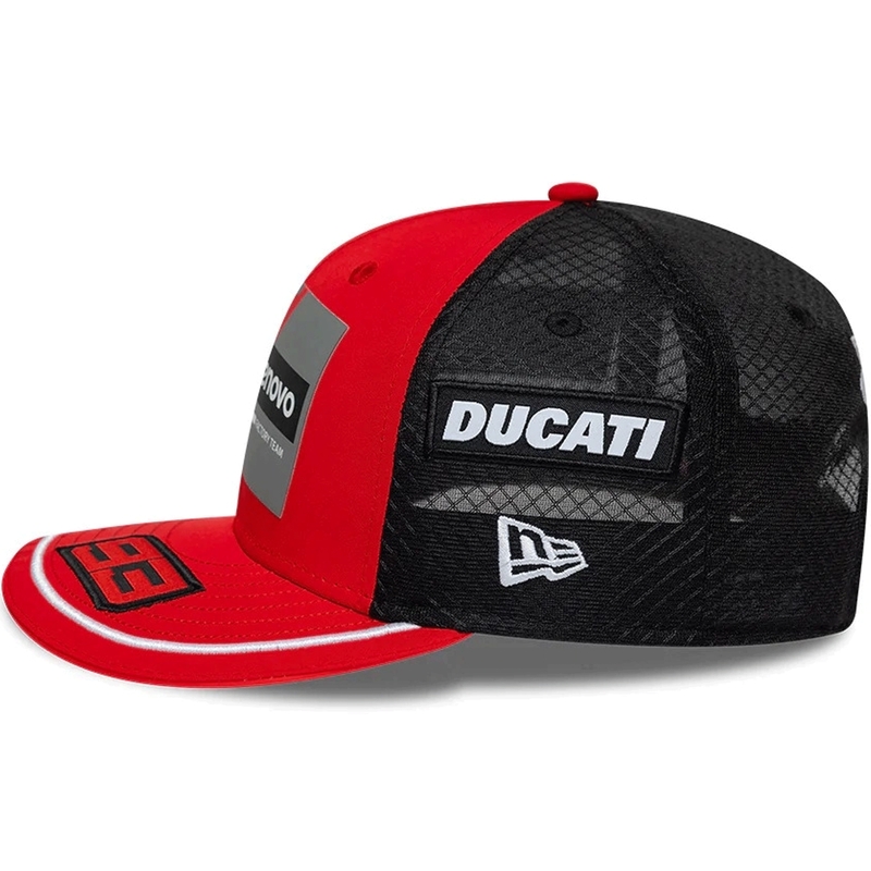 Ducati New Era Lenovo Marquez 93 Kappe schwarz-rot