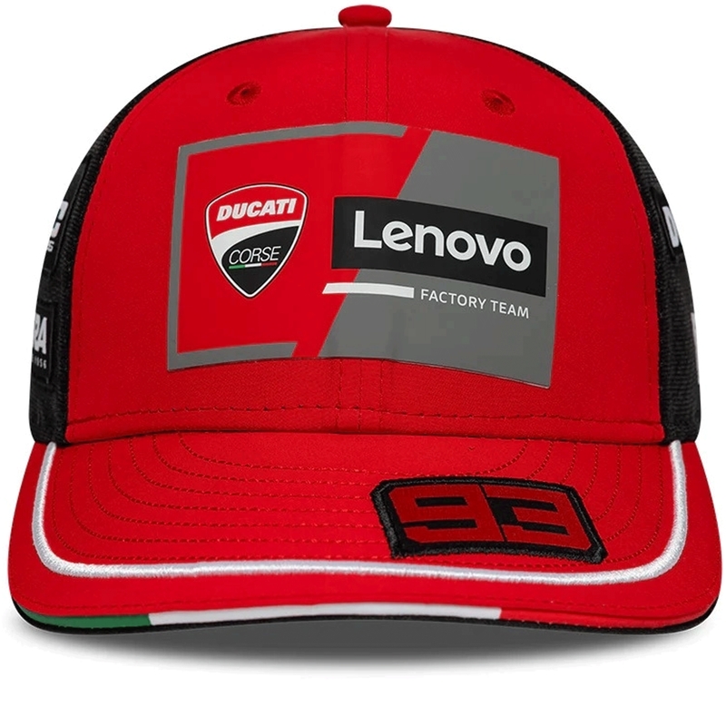 Ducati New Era Lenovo Marquez 93 Kappe schwarz-rot