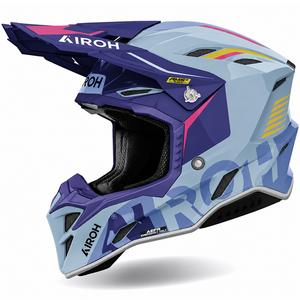 Motocross-Motorradhelm Airoh Aviator Factory Blame lila