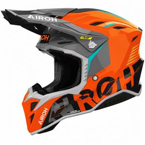 Motocross-Motorradhelm Airoh Aviator Factory Blame orange