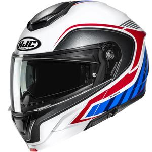 Klappbarer Motorradhelm HJC C92 Ragna MC21 weiß-rot-blau