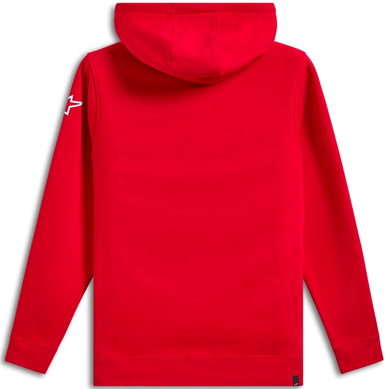Alpinestars Wordmark Hoodie 3 rot-weiß
