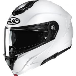 Klappbarer Motorradhelm HJC C92, Perlweiß