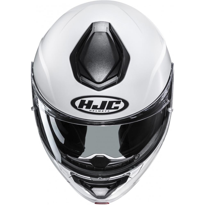 Klappbarer Motorradhelm HJC C92, Perlweiß