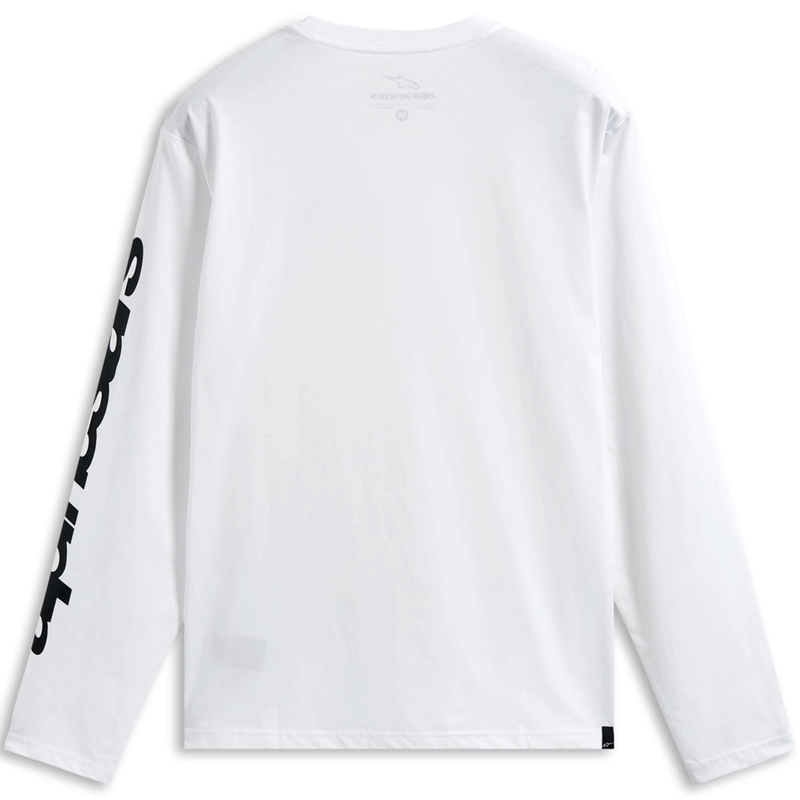 Alpinestars Trackside CSF Langarmshirt weiß-schwarz