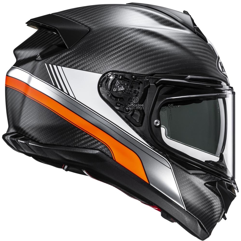 Integralhelm HJC F72 Carbon Eos MC6HSF schwarz-orange