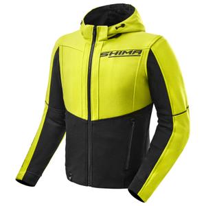 Shima Daybreaker Motorrad Sweatshirt schwarz-fluogelb