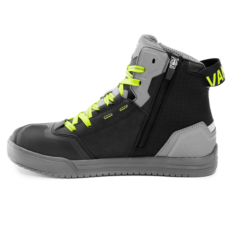 Rebelhorn Vandal II Motorradstiefel schwarz-grau-fluoreszierend gelb
