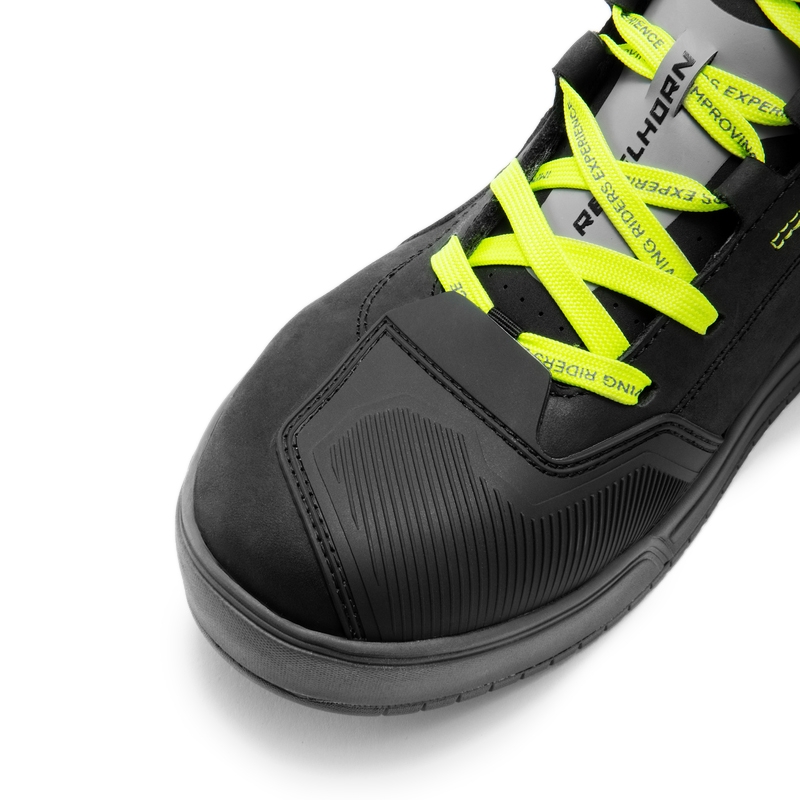 Rebelhorn Vandal II Motorradstiefel schwarz-grau-fluoreszierend gelb
