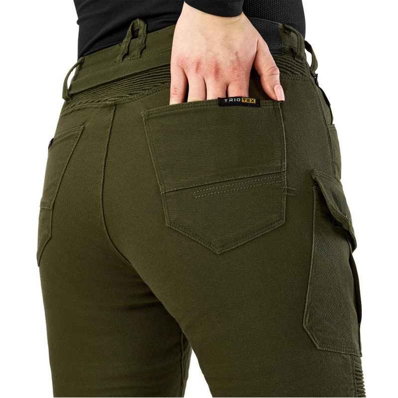 Shima Giro 3.0 Khaki Motorradhose für Damen