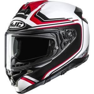 Integralhelm HJC F72 Oflo MC1 weiß-schwarz-rot