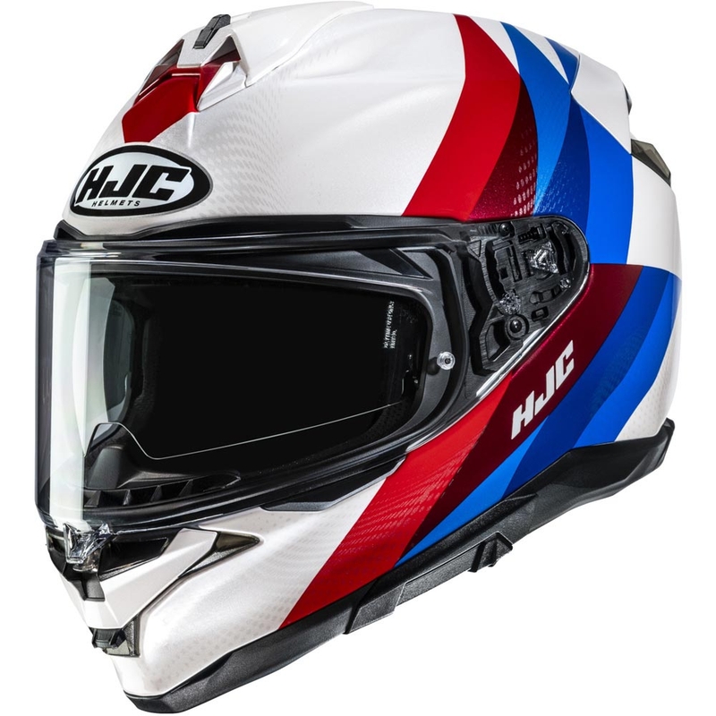 Integralhelm HJC F72 Racero MC21 weiß-rot-blau