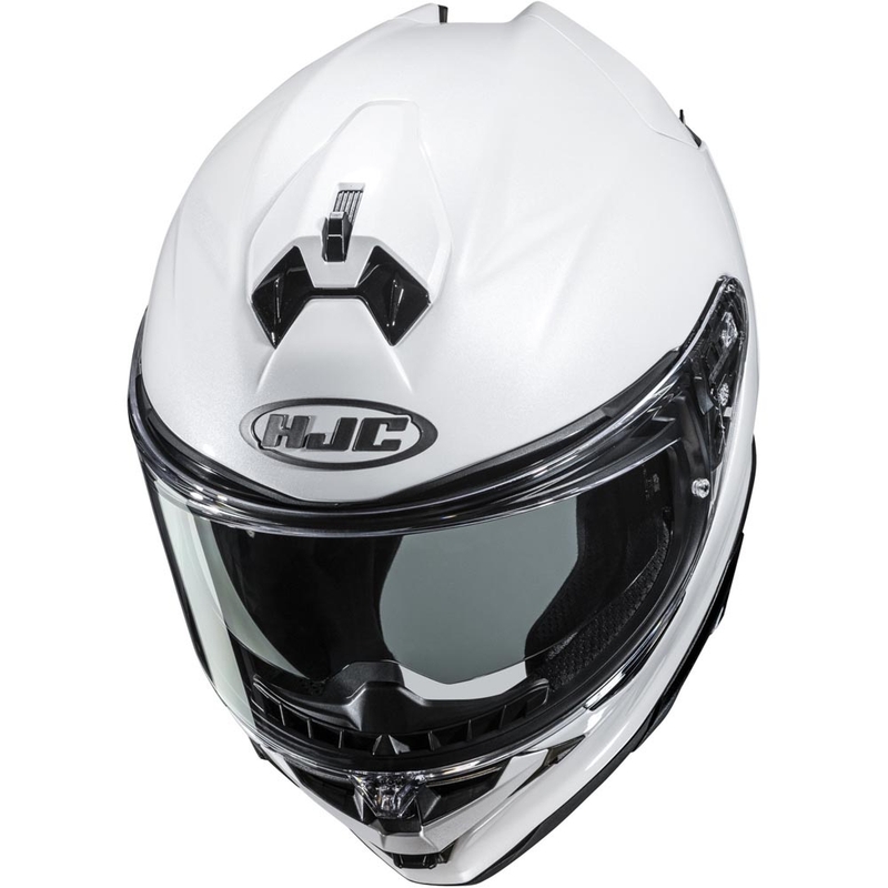 Integralhelm HJC F72, einfarbig perlweiß