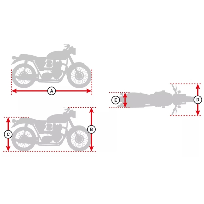 Oxford Solatex Motorradabdeckung silber