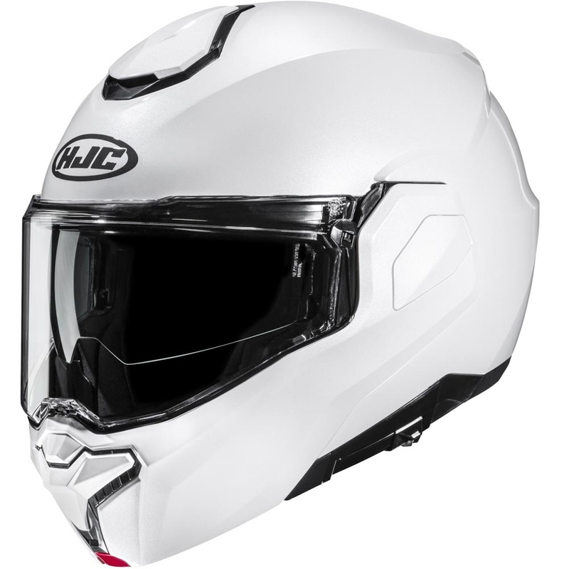 HJC i101 Solid Klapphelm für Motorräder, Perlweiß
