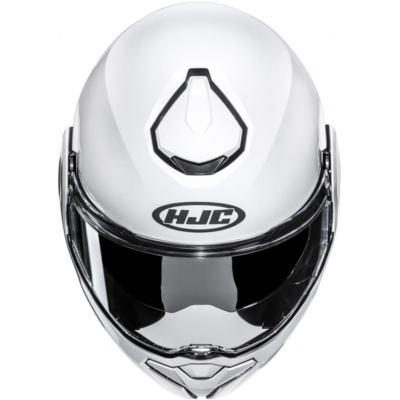 HJC i101 Solid Klapphelm für Motorräder, Perlweiß