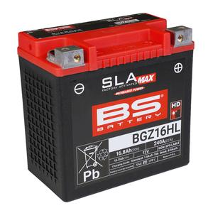 Werkaktivierte Motorradbatterie BS-BATTERY BGZ16HL SLA MAX