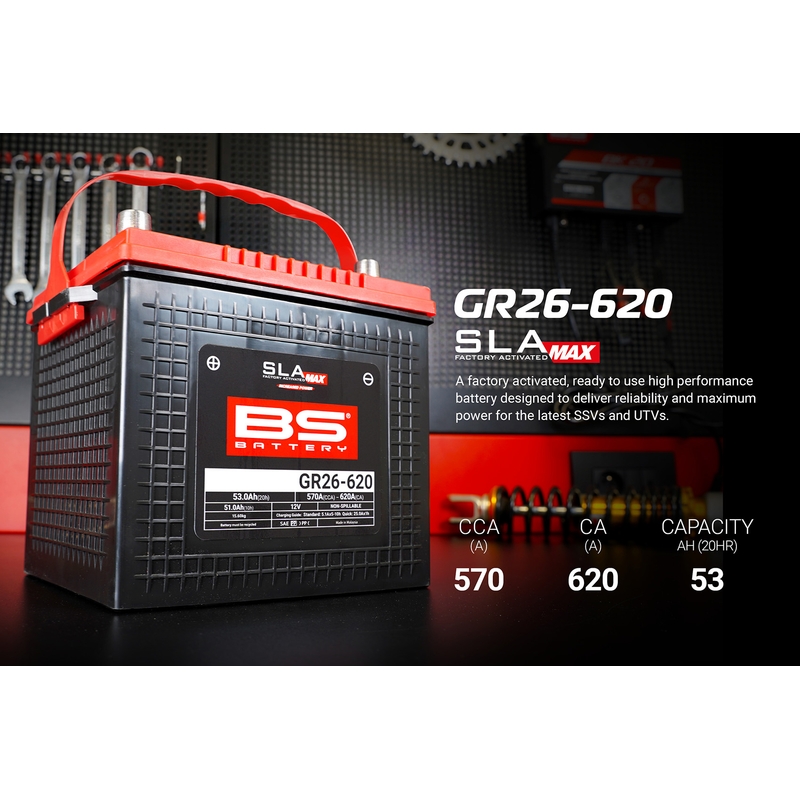 Werkaktivierte Motorradbatterie BS-BATTERY SLA MAX