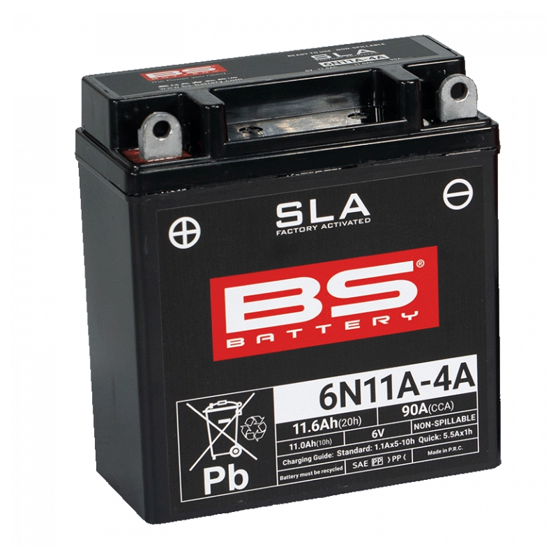 Werkaktivierte Motorradbatterie BS-BATTERY SLA