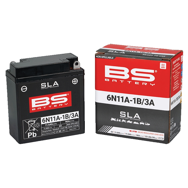 Werkaktivierte Motorradbatterie BS-BATTERY SLA