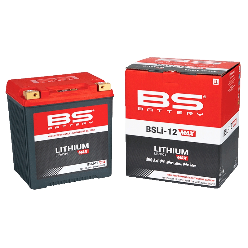 Lithium-Motorradbatterie BS-BATTERY
