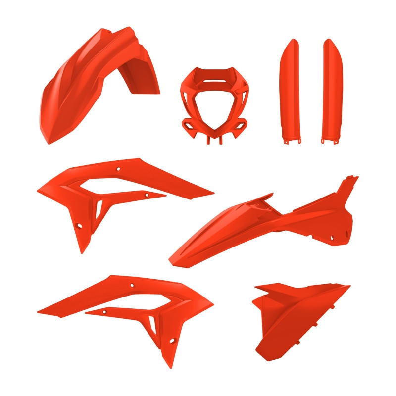 Satz Kunststoffteile POLISPORT rot für BETA Xtrainer 250 2023-2026, BETA Xtrainer 300 2023-2026