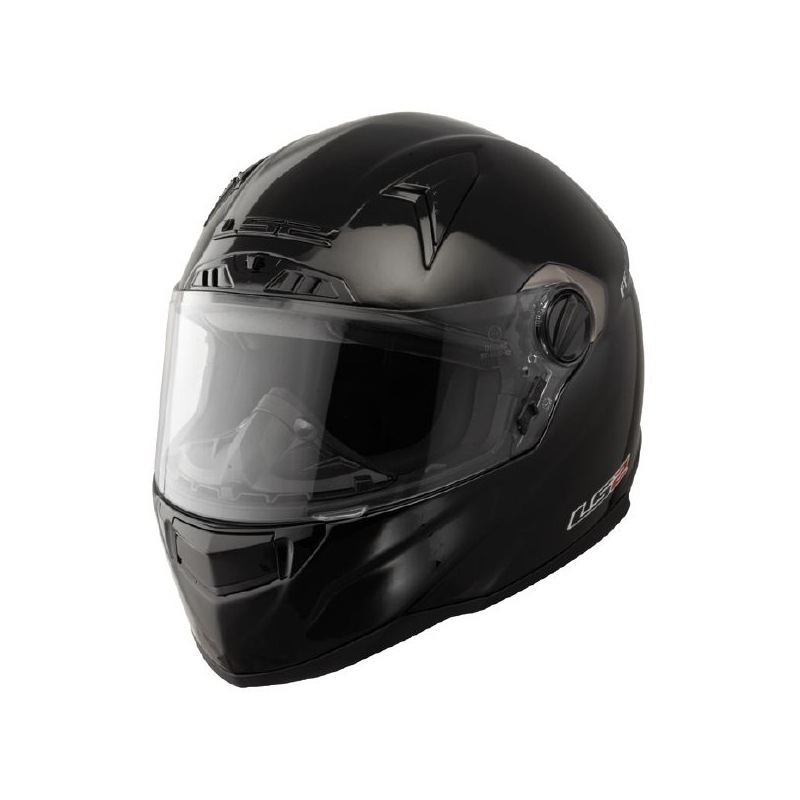 Motorradhelm LS2 FT2 Single Mono Schwarz Ausverkauf
