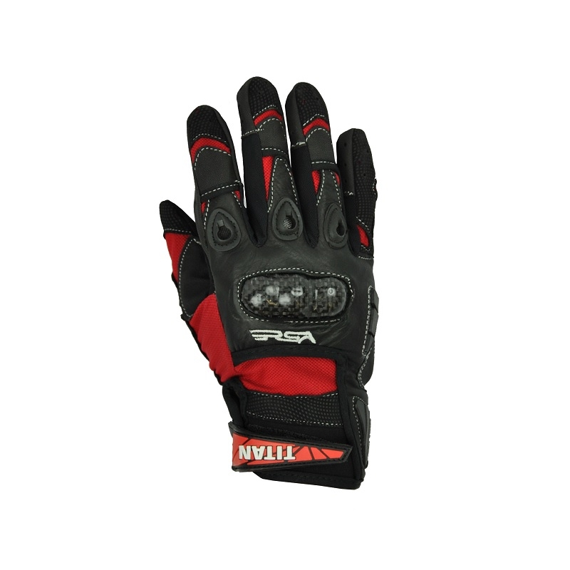 Motorradhandschuhe RSA Titan Rot Ausverkauf