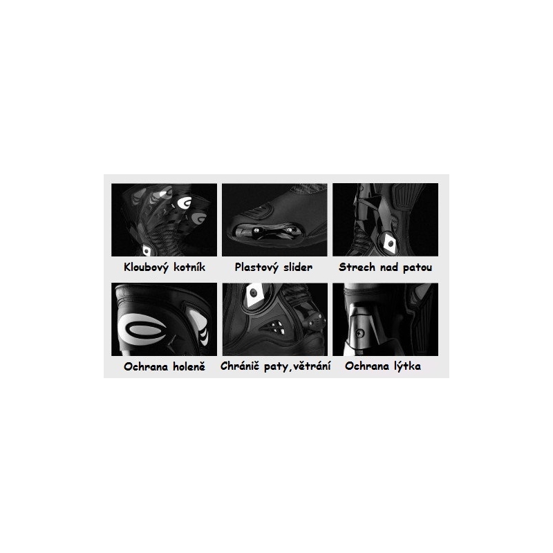 Moto boty Exustar 201